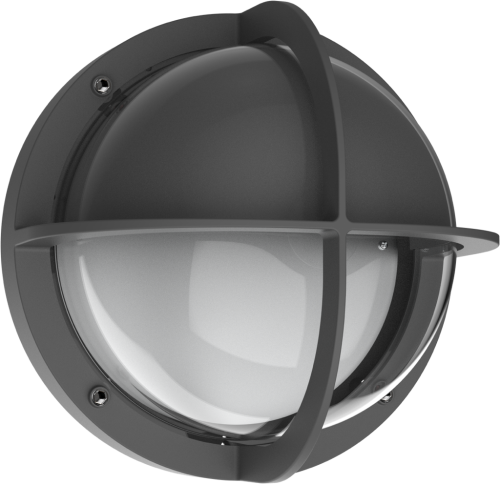 Kosnic Oak Coast Lid Bulkhead Max.15W E27x1 Grey