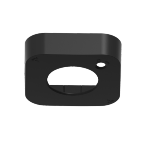 Kosnic Jeita Duo square cover, Black finish