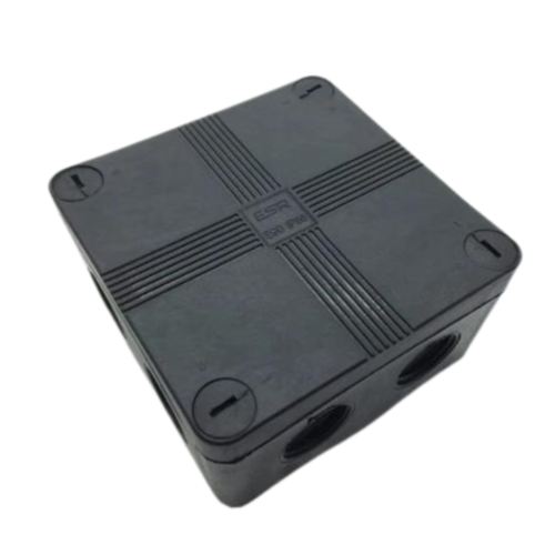 Junction Box 90 x 90 x 47mm Black