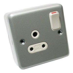 MK 5A 1G Round Pin Switch Socket