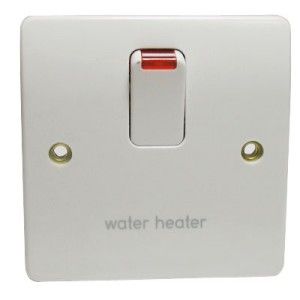 MK Logic Plus 20A Water Heater Switch/Neon