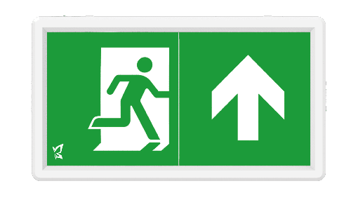 Kosnic Kalem 2 Emergency Panel Exit Box 5W Manual test 6500K