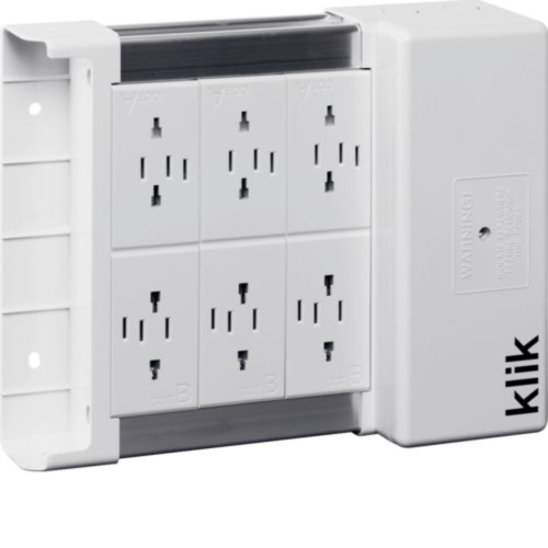 Klik 6 Way Lighting Distribution Unit