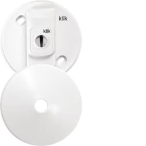 Klik Pre-Wired Plug-in Ceiling Rose White cw 3 Core 0.75mm2 2m LS0H Lead