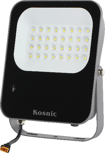 Kosnic Vega, solar powered flood light 1800lm 110° Grey 6000K