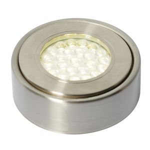 Laghetto LED Under Cabinet Light in Satin Nickel, 3000K by Meteor Electrical