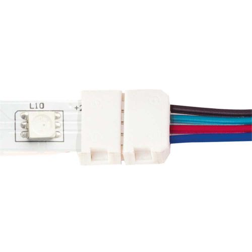 LED Wired Strip Connector RGB by Meteor Electrical