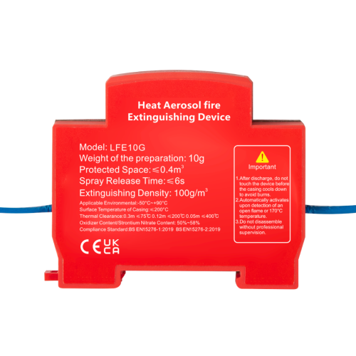 Live Electrical Heat Aerosol Fire Extinguishing Device