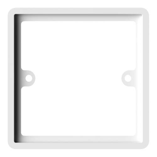 Selectric 1 Gang Rounded Spacer White