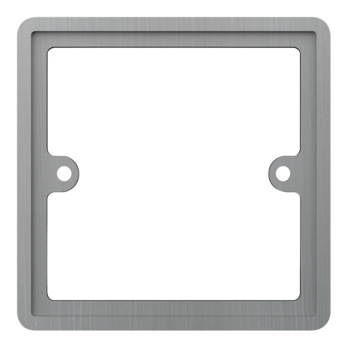 Selectric 1 Gang Rounded Spacer Satin Chrome