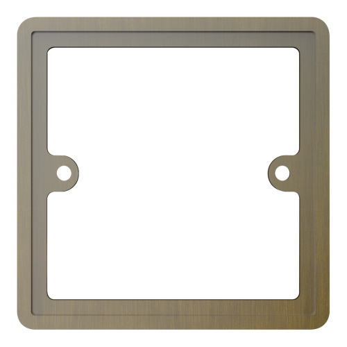 Selectric 1 Gang Rounded Spacer Antique Brass