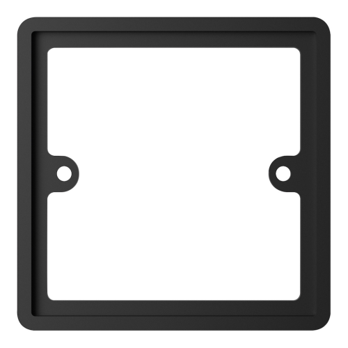 Selectric 1 Gang Rounded Spacer Black