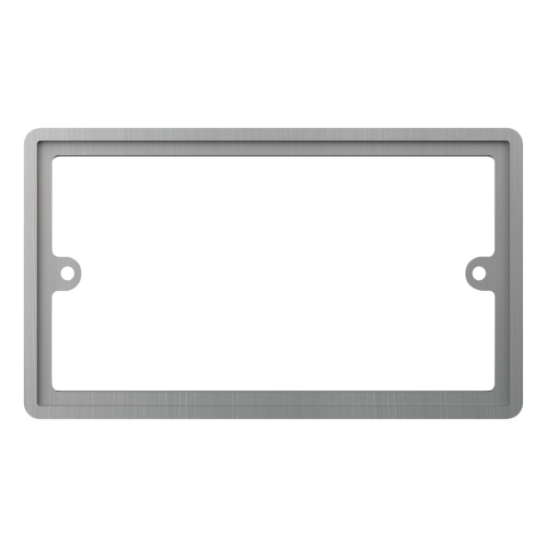 Selectric 2 Gang Rounded Spacer Satin Chrome