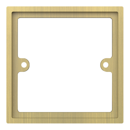 Selectric 1 Gang Squared Spacer Satin Brass