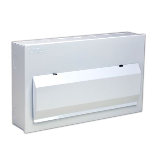 Live 18 Way Metal Clad Consumer Unit c/w 100A  Main Switch