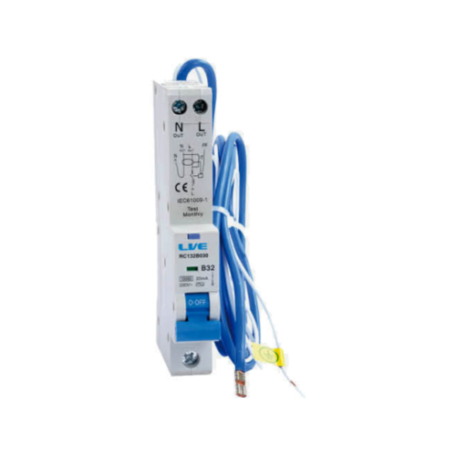 Live Type A Single Module 6A 30mA High Immunity RCBO