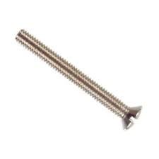 M3.5X75 Socket Screw Raised Head CSK Slot Zinc 100 per PACK