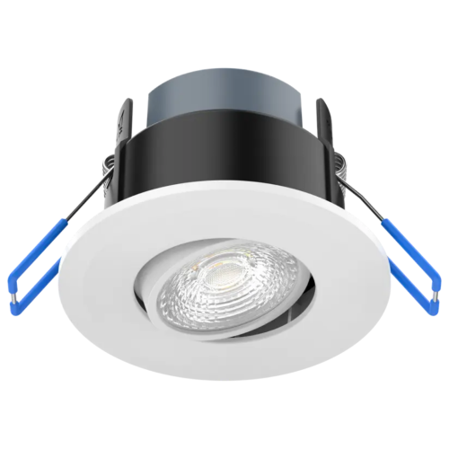 Kosnic Mauna 3 Plus Tilt firerated Downlight 4.5/6W CCT switchable black