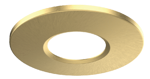 Kosnic Mauna 2 Plus Tilt round bezel brushed brass