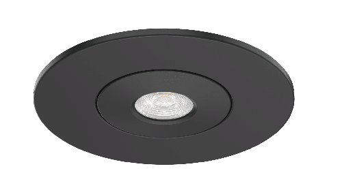Kosnic Mauna Concealer Bezel fire rated downlight Black