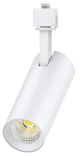 Kosnic Mesa track spotlight 10W, 2-Wire, 1-Circuit, CCT switchable, White