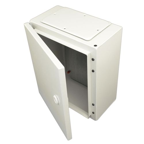 Metal Enclosure IP65 300x250x150 c/w Base Plate