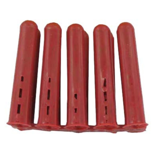 Deligo No. 8 Red Nylon Wall Plugs (Per 100)