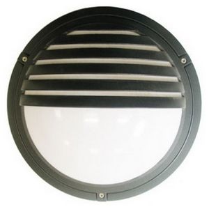 Phoenix 2x18 watt black base opal diffuser + louvered