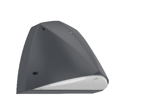Kosnic Odin wall pack 14-24W CCT switchable grey