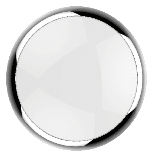 Kosnic Ossa 2 and Ossa Go Clip-on ring Polo, Chrome, ø304mm