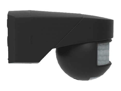 Kosnic Kavka Exterior IP54 On/Off PIR 3 Mount Positions Black