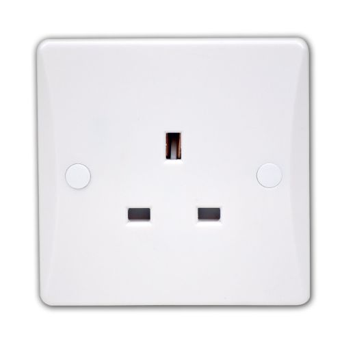 Pearl 13 Amp 1 Gang Socket-Unswitched