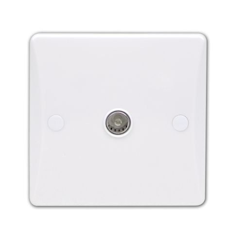 Pearl 1 Gang Co-axial Socket-Single