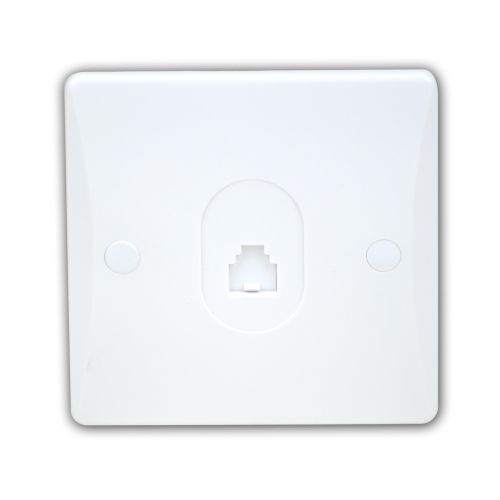 Pearl 1 Gang RJ11 Telephone Socket