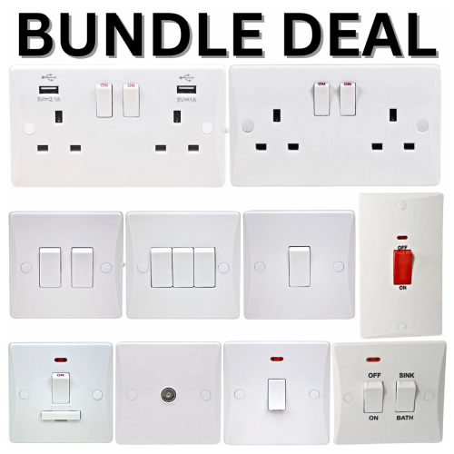 Pearl Slimline Switches and Sockets Bundle