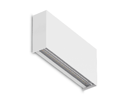 Kosnic Pollux 8W mains dimmable slim LED wall light CCT switchable