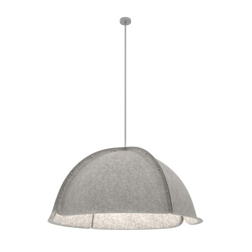 Red Arrow Poppy Acoustic Pendant Grey