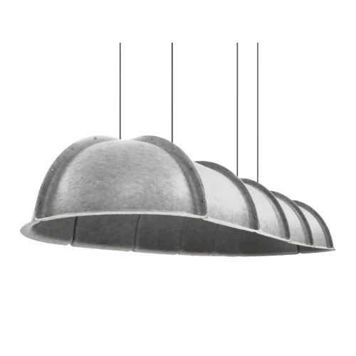 Red Arrow Poppy XL 2000mm Acoustic Pendant Grey