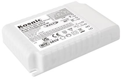 Kosnic Dimmable Driver 30W DALI, 1-10V, Primary PUSH Driver