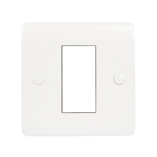 Zahler 1 Aperture 1 Gang Data Plate