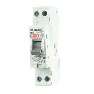 Garo 16 Amp 30mA 1 Module RCBO Type B