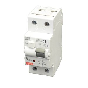 Garo 6 Amp RCBO, 2 Module, 2 Pole, Characteristic C 6kA Type A