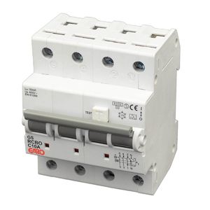 10A RCBO B Characteristic 3P+N 30mA Type A