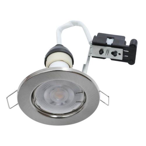 Red Arrow GU10 Downlight Satin Chrome by Meteor Electrical