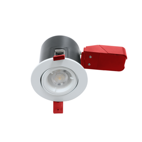 Red Arrow Ignis Plus Fire-rated GU10 Downlight Tilt White