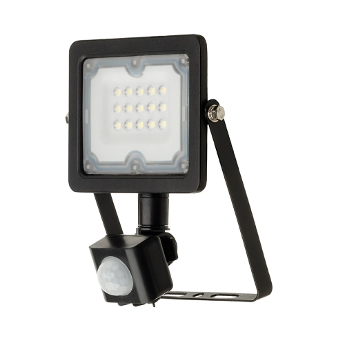 Red Arrow Meteor Floodlight 10W c/w PIR 6000K