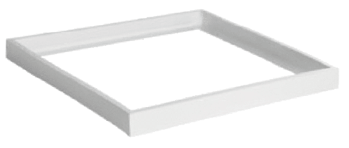 Kosnic Surface-mount frame Pre-build 595x595mm, White