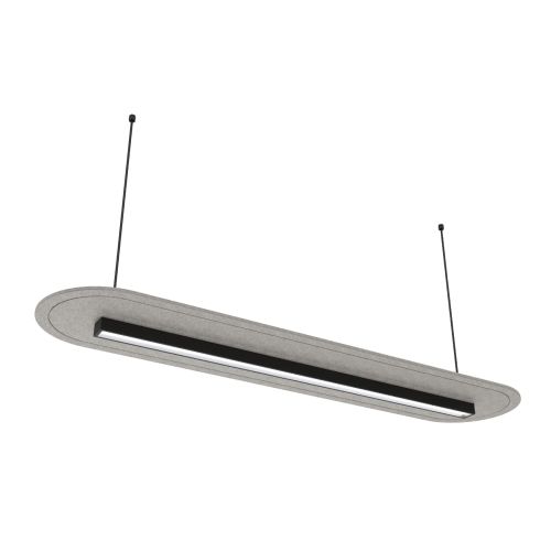 Red Arrow Scarlet Acoustic Pendant with Laser Linear Black