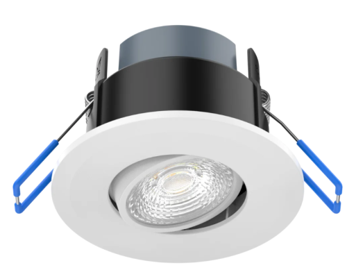 Kosnic Mauna 4.5W/6W LED Fire Rated Downlight Plus Tilt Switchable CCT 2700/3000/4000/6000K White
