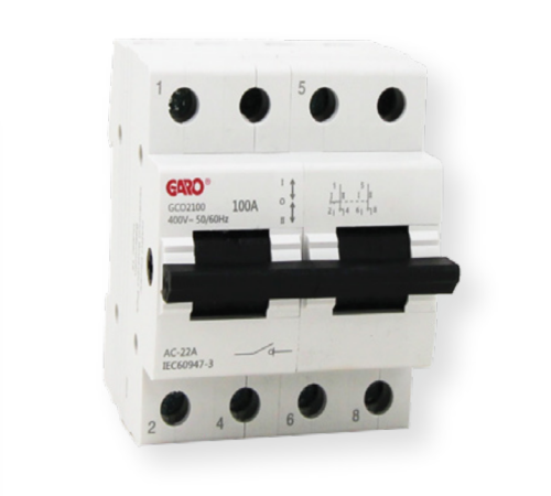 GARO 100A Modular Change Over Switch 2 Pole